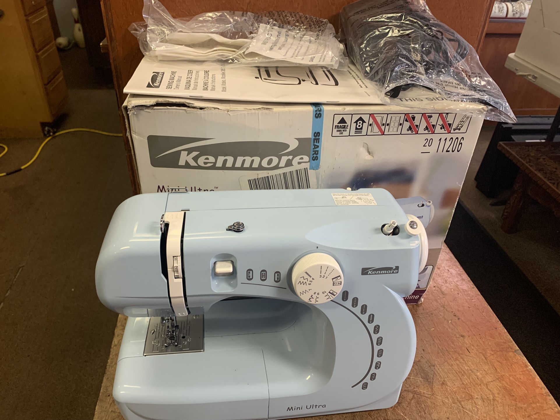Kenmore Mini Ultra Sewing Machine Model D20 11206