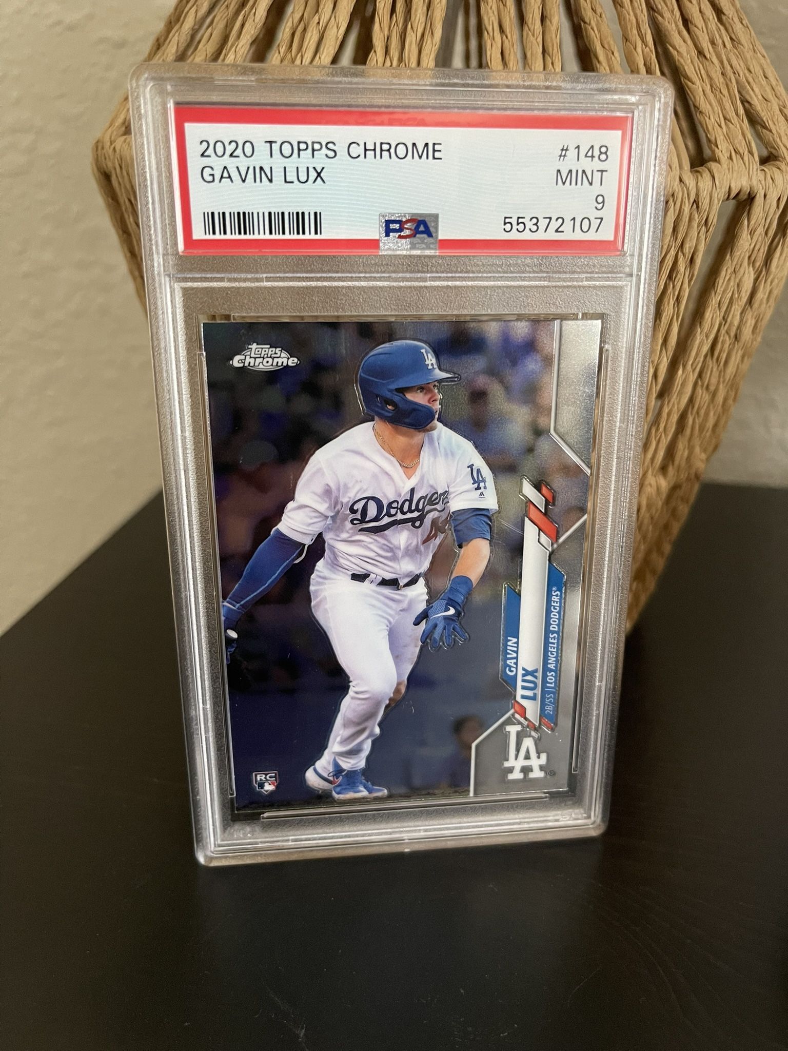 2020 Topps Chrome Gavin Lux #148 PSA 9