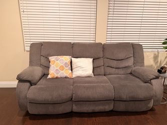 Gray Fabric Reclining Sofas