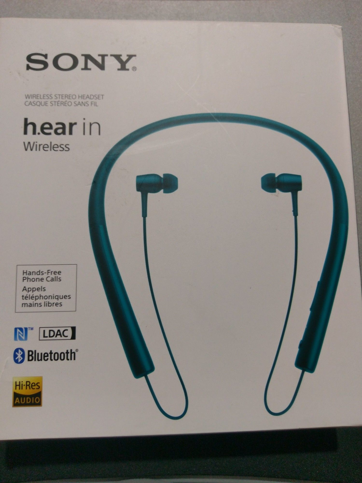 Sony h.ear in ear Neckband Bluetooth Wireless Headphones Headset Hi-Res Audio MDR-EX750BT