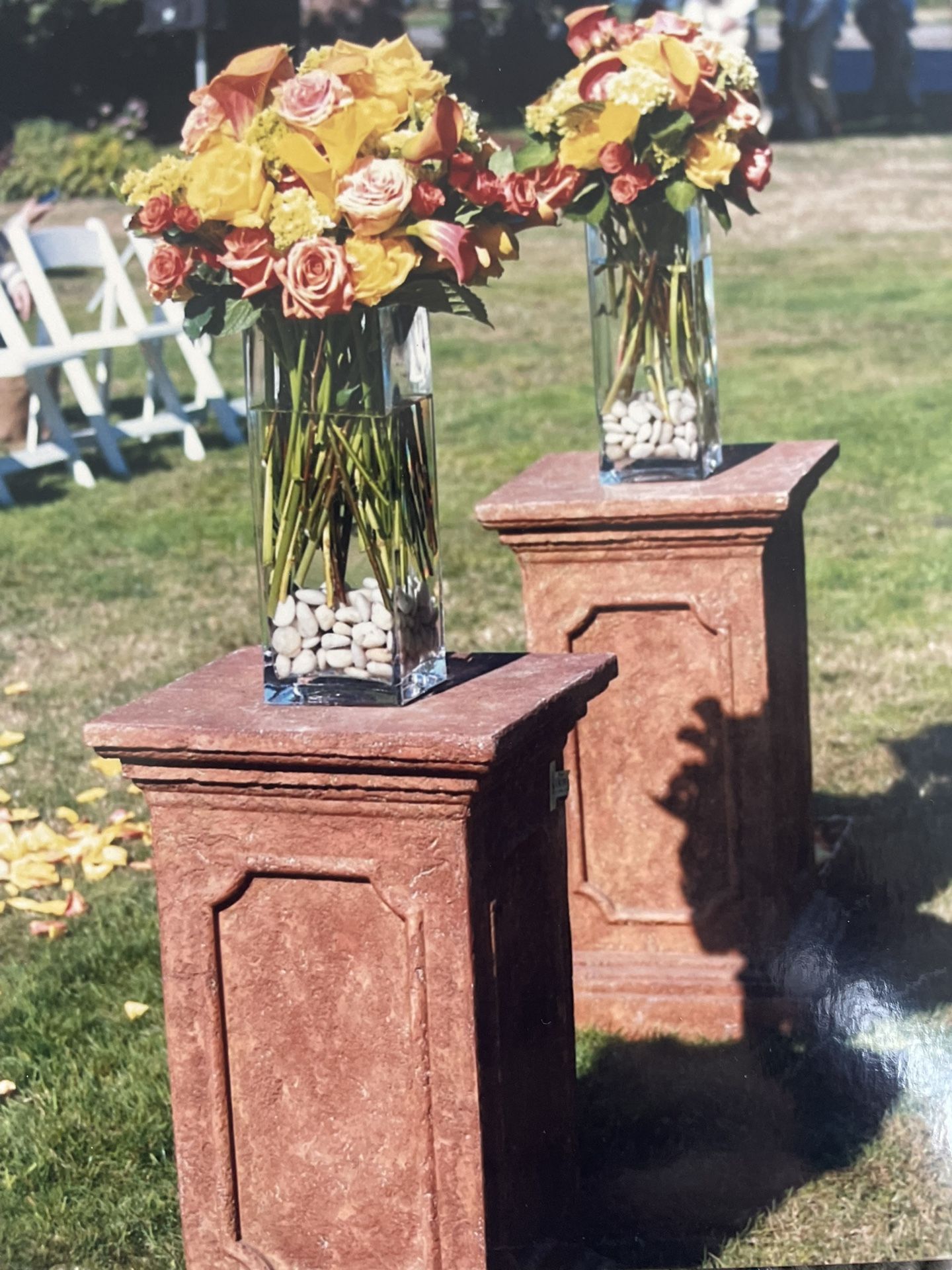 2 Molbaks Pillar Stands- great For Weddings And Events!