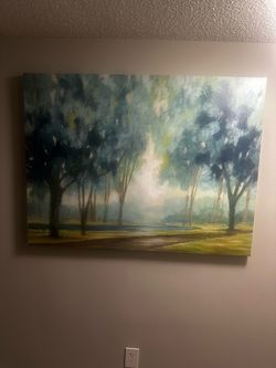 Large Canvas Tree Landscape Wall Art