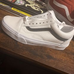 Leather Vans Size 7 Men
