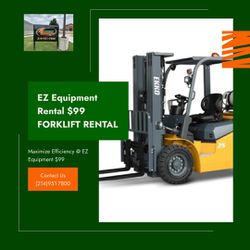 $99  Forklift A Day