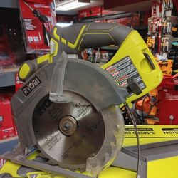 RYOBI 18V CORDLESS CIRCULAR SAW  6 1/2 In 