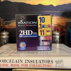 Imation 3.5" Floppy Disks Diskettes IBM Formatted 1.44MB Unopened Floppy (10pk)