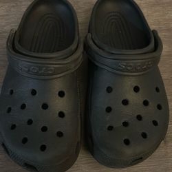 $25 Black Crocs 