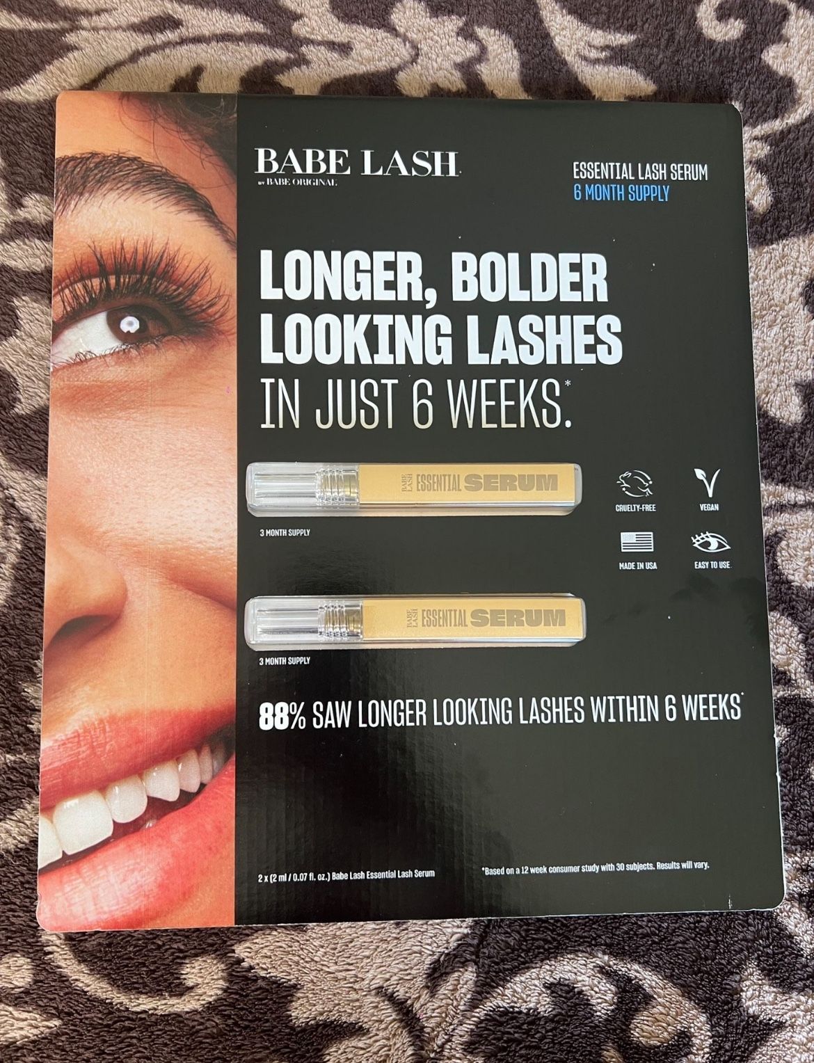 BABE LASH GROWTH SERUM 6 MONTH SUPPLY (AUTHENTIC)