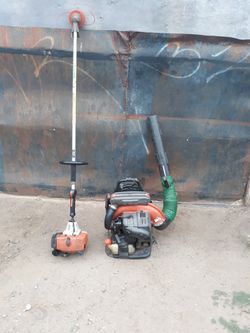Leaf blower Echo & wheat wacker commercial