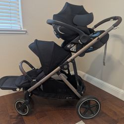 Cybex Gazelle-S Stroller & Cloud-G Pro Car Seat Bundle
