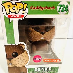 Funko Pop! Movies: Caddyshack - Gopher #724 Flocked (Target Exclusive)