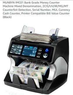 Bank Grade Bank Money Counter