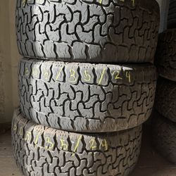 305/35/24 (3) Mud Tires 