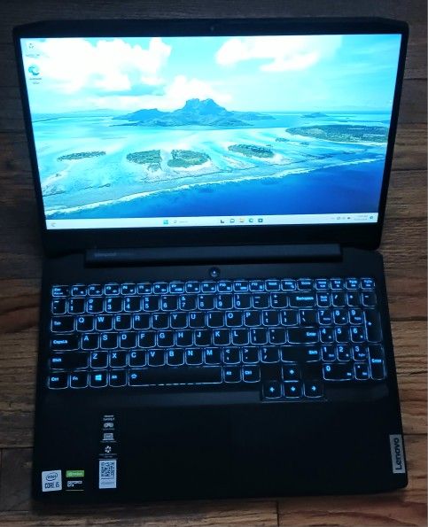 Lenovo 16" Gaming Laptop Intel Core i5-10300H16 GB RAM 256 GB SSD Webcam 1080P LCD Nvidia GTX 1650 DDR5 Graphics Windows 11 64 Bit OS