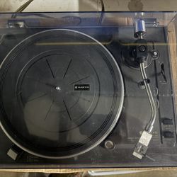 Vintage 80s Sanyo Turntable Nice Works Shure Cartridge Needle 