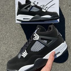 Jordan 4 Retro White Thunder 