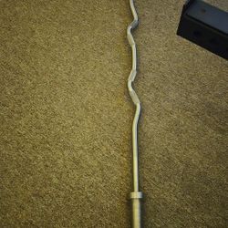 REP Fitness Full Stainless Steel Rackable Curl bar 74inch 35lb Barbell