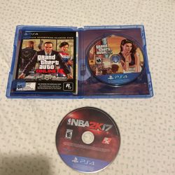 GTA 5 and NBA 2K17 for sale