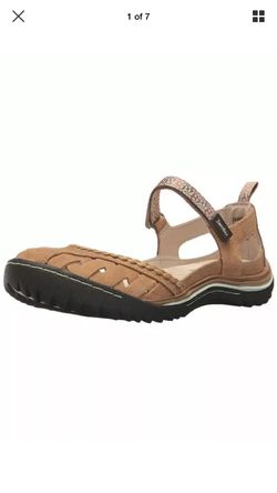 Jambu Women's Apple Blossom Mary Jane Flats (Taupe / 8 Medium US)