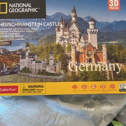 Germany  Neuschwanstein Castle 3 D Puzzle