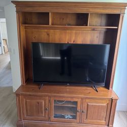 Tv Stand Natural Wood 