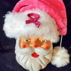 Victoria's Secret Employee Cancer Santa Christmas Hat