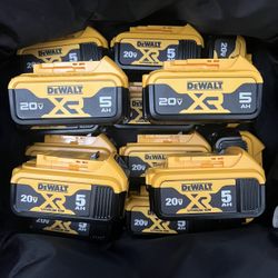 Dewalt 20v 5.0ah Battery Packs