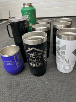 Various size Tumbelrs available.