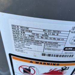 50 Gallon Gas Water Heater