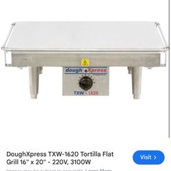 dough express tortilla flat grill