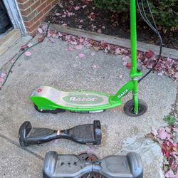 Razor Scooter And Hover Boards
