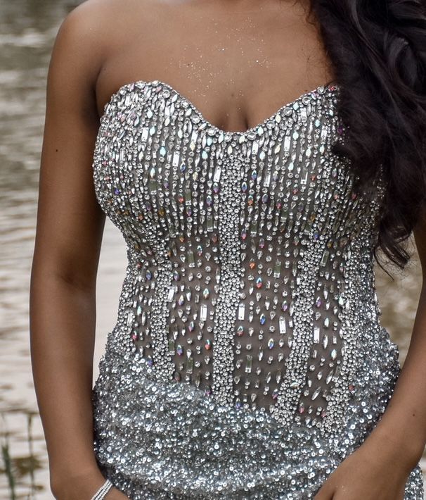 Portia And Scarlett Silver Dress Size 4