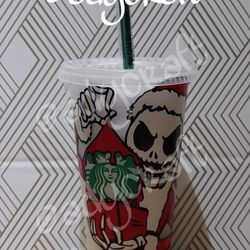 Jack Skellington Starbucks Cup