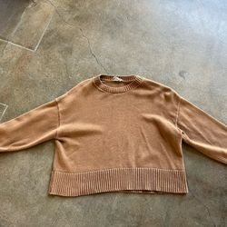 Carmel Sweater Medium Weight Cropped everlane 
