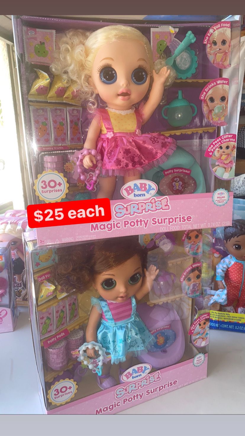 Baby Born Surprise ( Pink Dress And Blue Dress Available)
