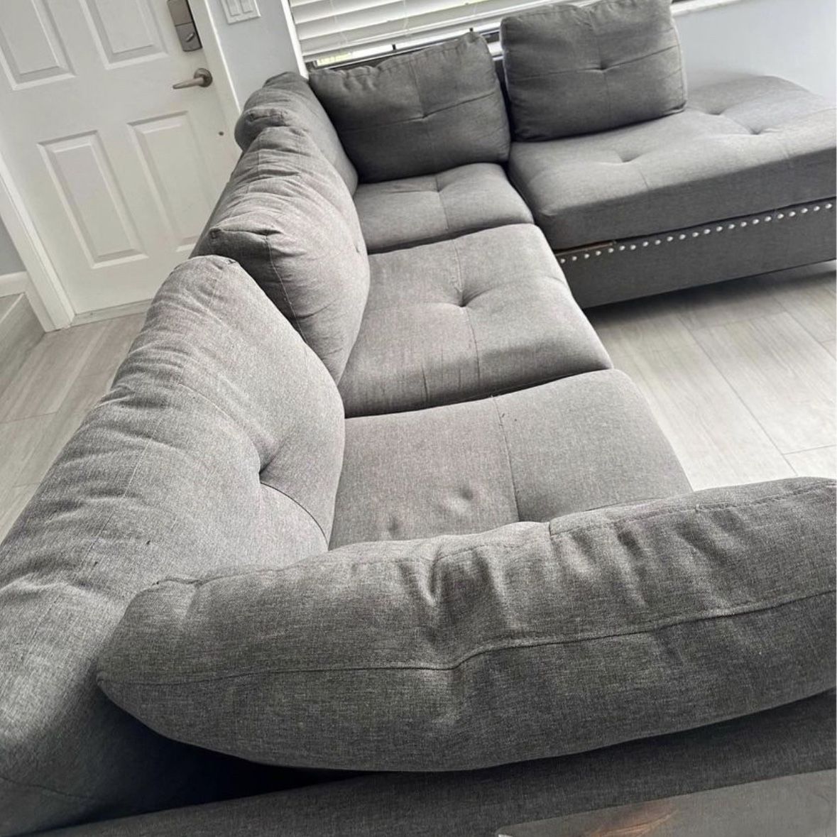 Grey Sectional (MUST SELL ASAP)
