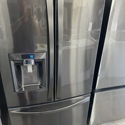 🌆💯Kenmore Elite Refrigerator Black Stainless Chow Case Nice🌆💯