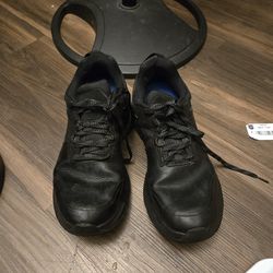 Ace Shoes For Crews Black Non-Slip Work Shoes