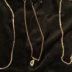 Gold Plated Necklaces 16 Inches