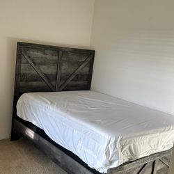 Full Bed Frame With Mattress $200
