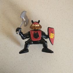 1994 Fisher Price Great Adventures Black Knight With Axe And Shield