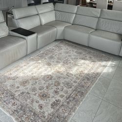 City Furniture Leather Reclining Sectional 