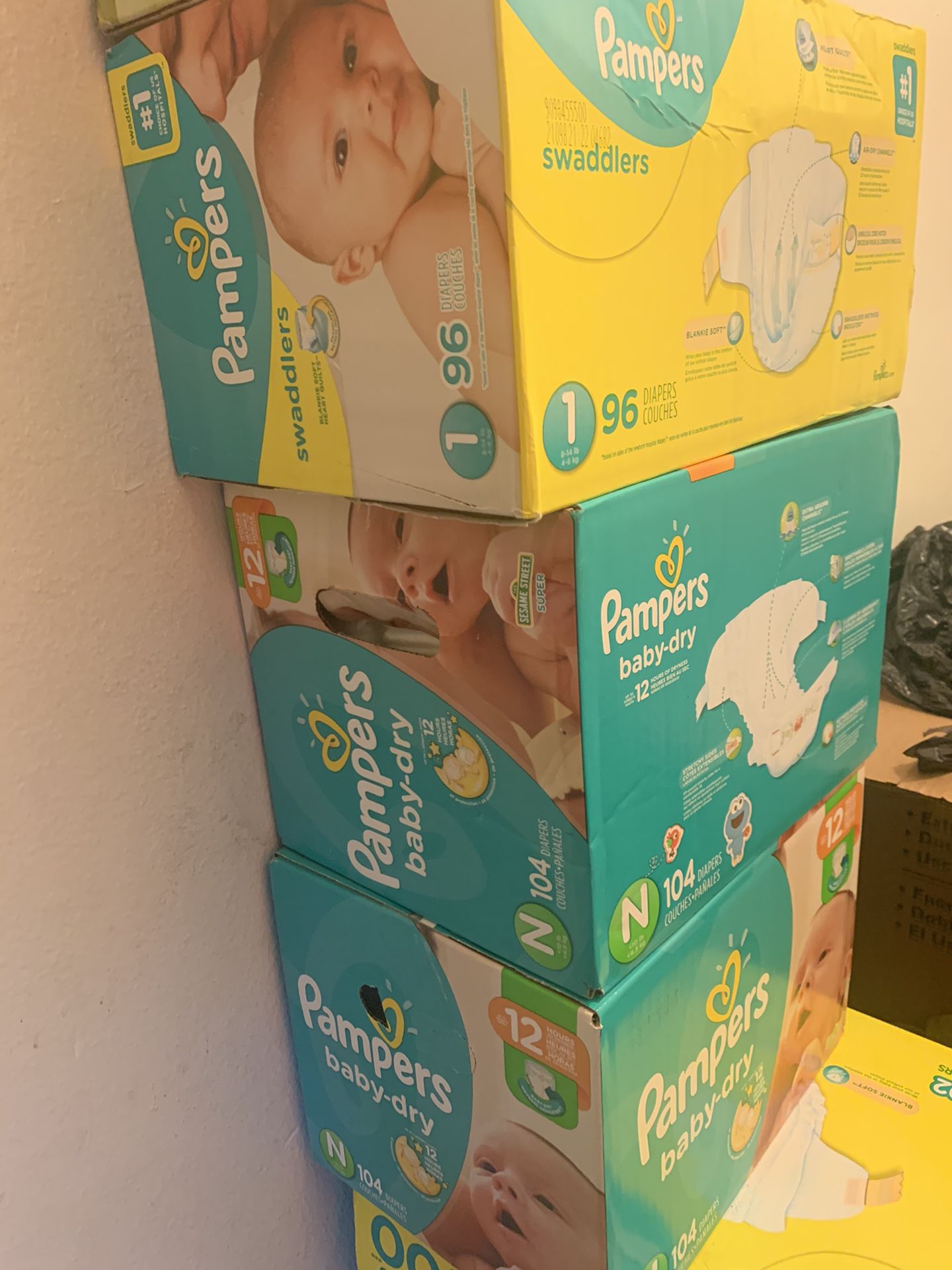 PAMPERS & LUV diapers for sale