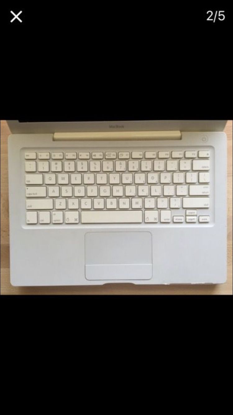 Apple 2007 white MacBook, FOR PARTS