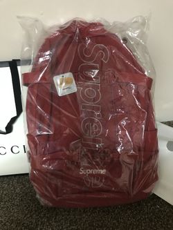 Supreme backpack (red)
