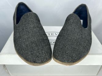 Steve Madden men’s Charley Grey Fabric Loafers