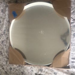 3ft Rotsund mirror With White Trim