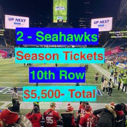 Seahawks Season Tickets 49ers Rams Texans Colts