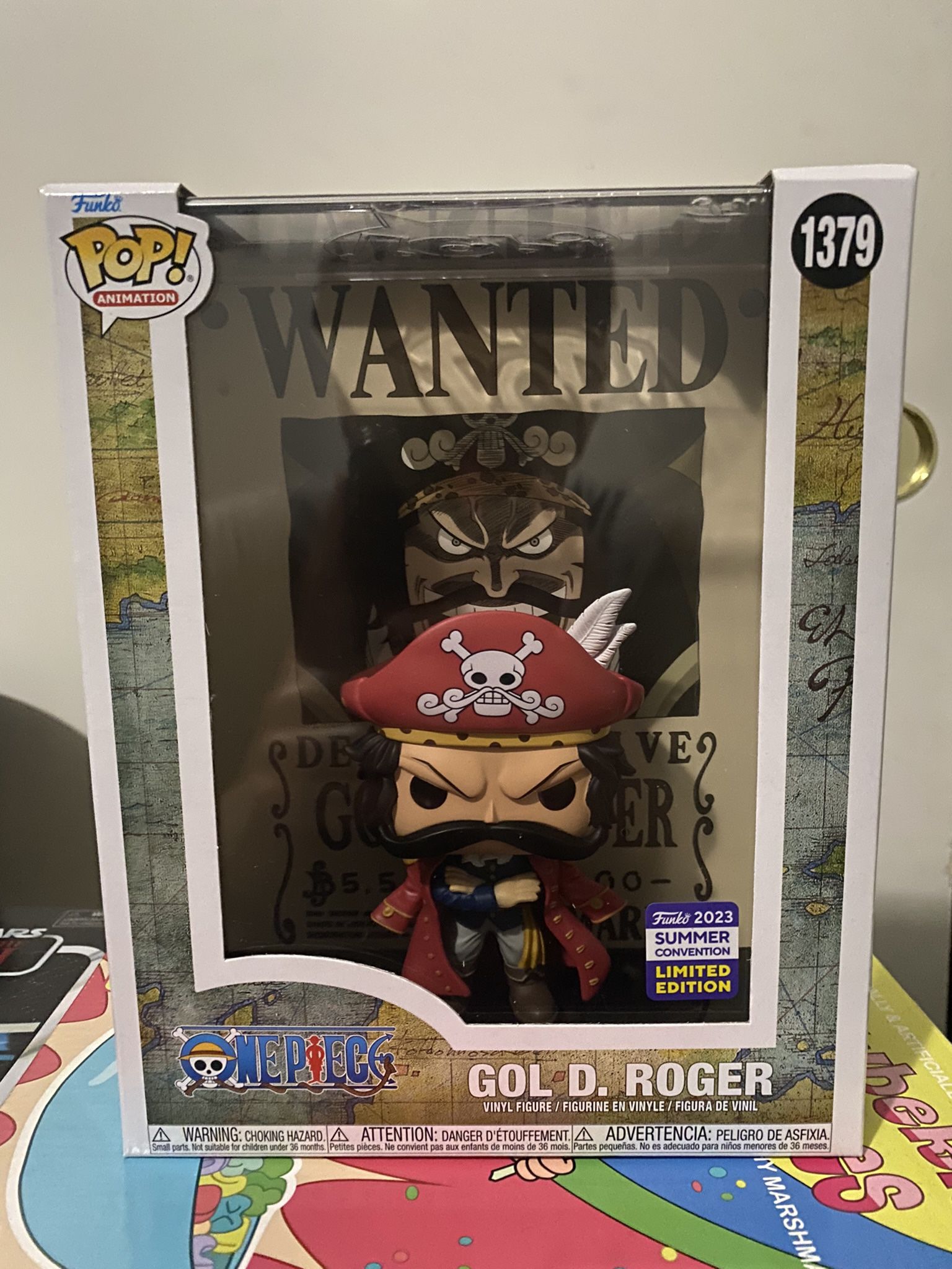 Gol D Roger Wanted Poster Funko Pop
