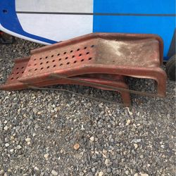 Metal Wheel Ramps. 